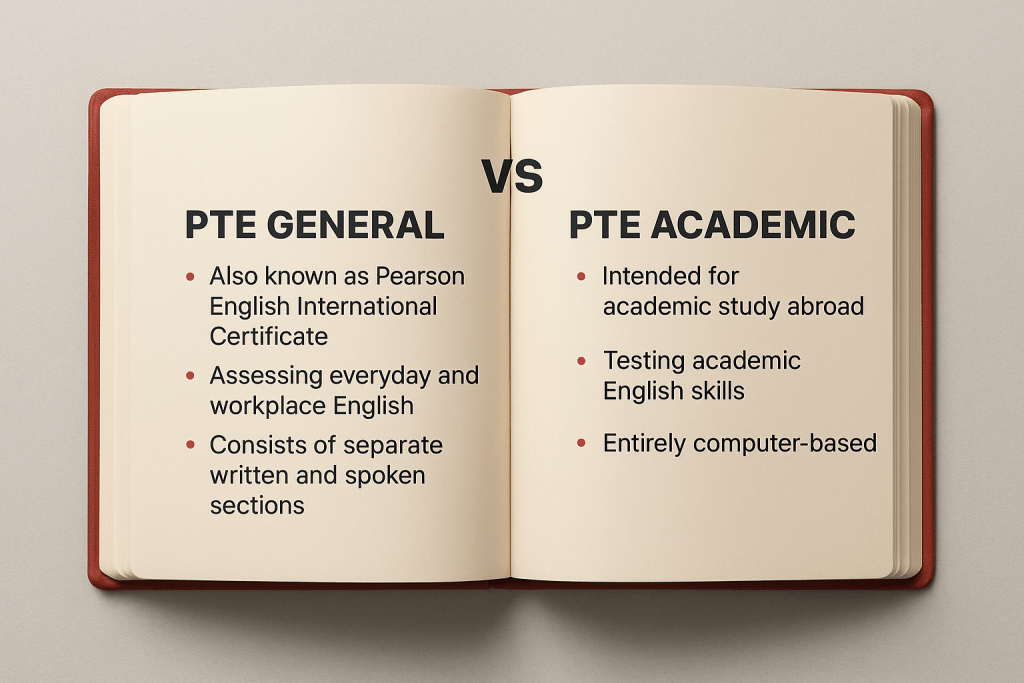 تفاوت-PTE-جنرال-با-آکادمیک